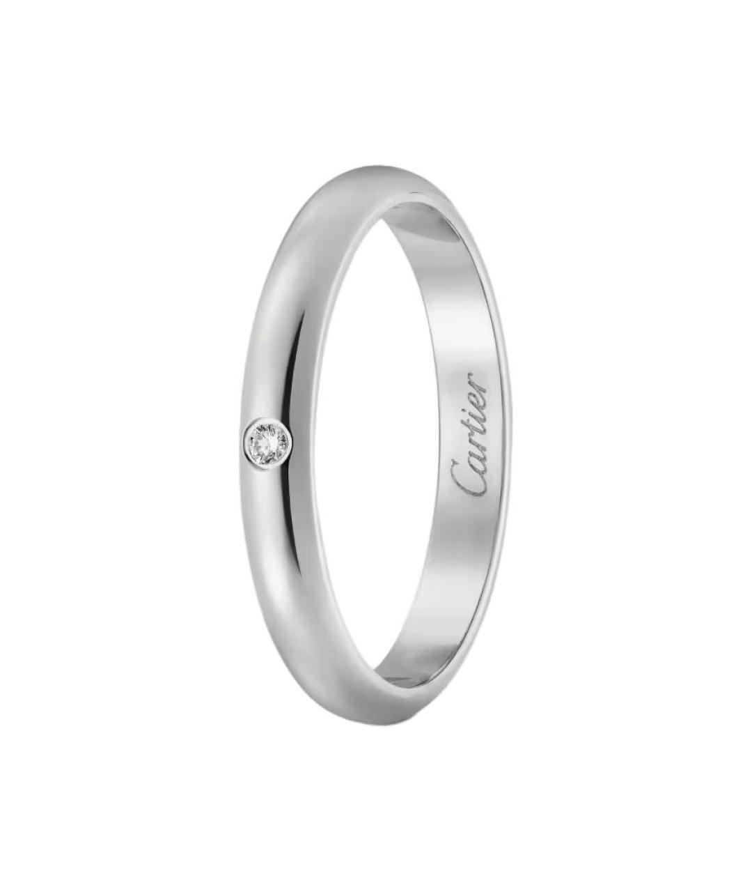 CARTIER Серебряное платиновое кольцо, фото 4