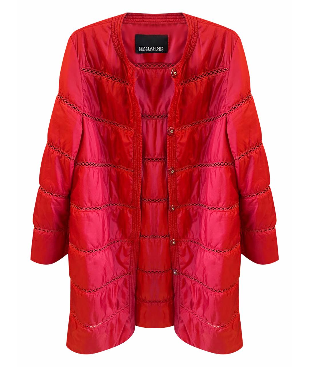 ERMANNO SCERVINO Красное пальто, фото 1