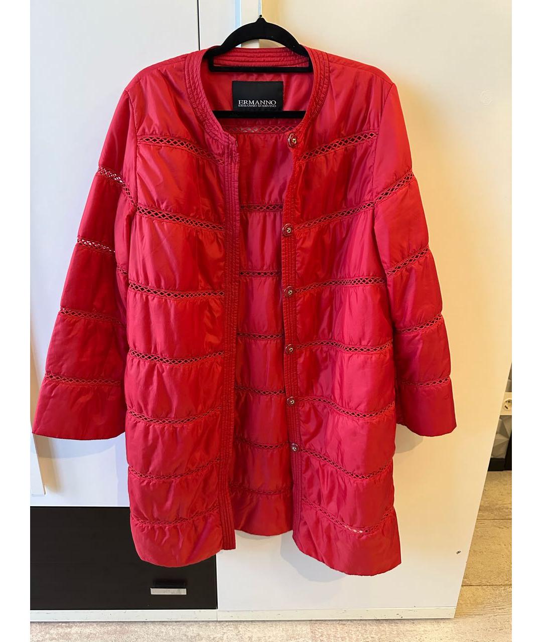 ERMANNO SCERVINO Красное пальто, фото 6
