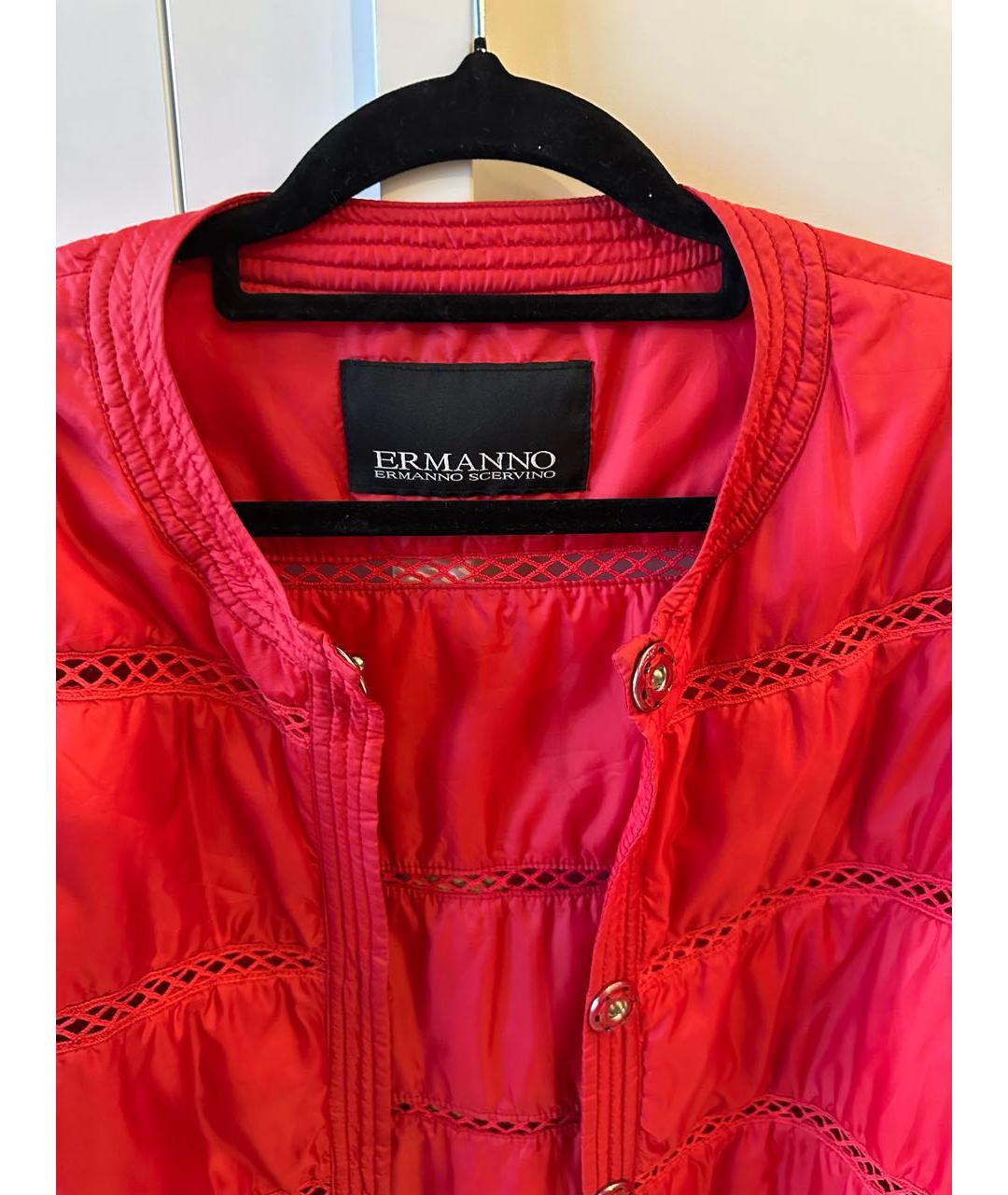 ERMANNO SCERVINO Красное пальто, фото 3