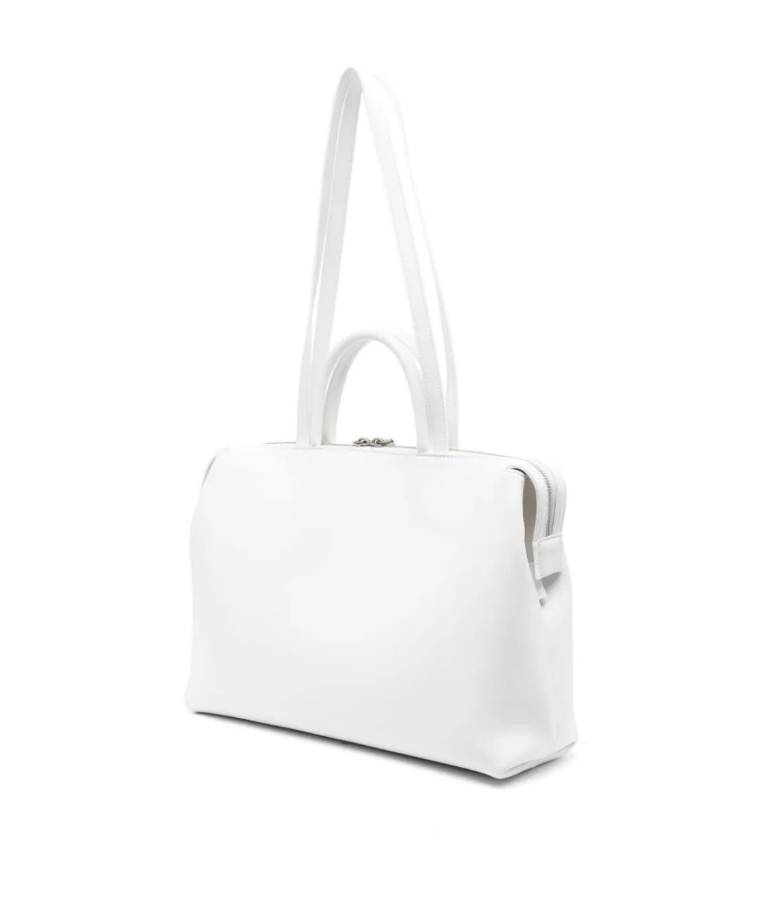 MARSELL Белая кожаная сумка тоут, фото 5