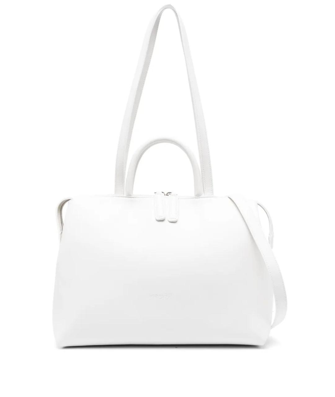 MARSELL Белая кожаная сумка тоут, фото 1