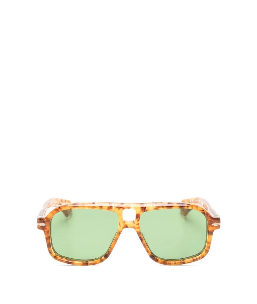 JACQUES MARIE MAGE Коричневые солнцезащитные очки, фото 2