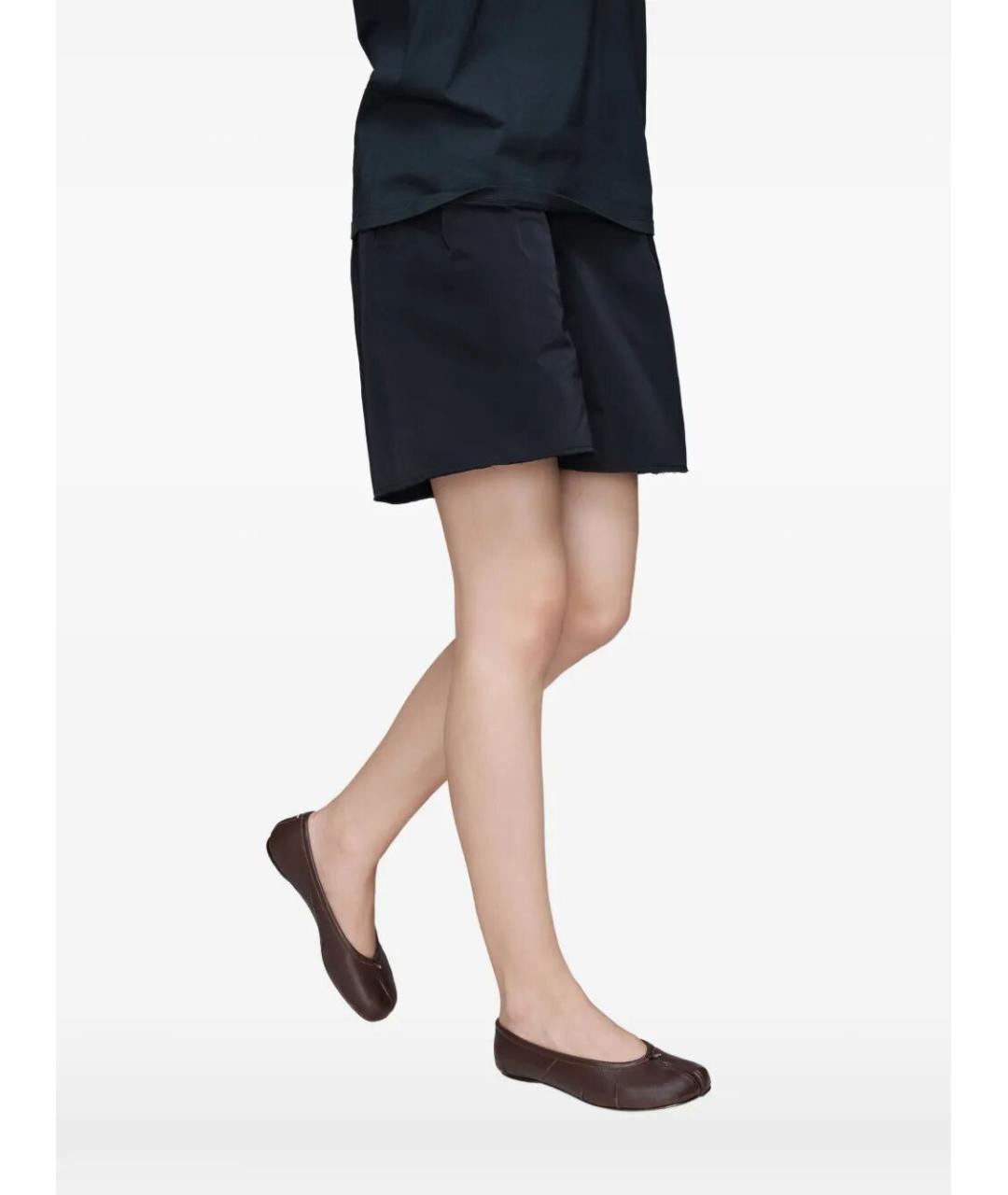 MAISON MARGIELA Коричневые кожаные балетки, фото 2