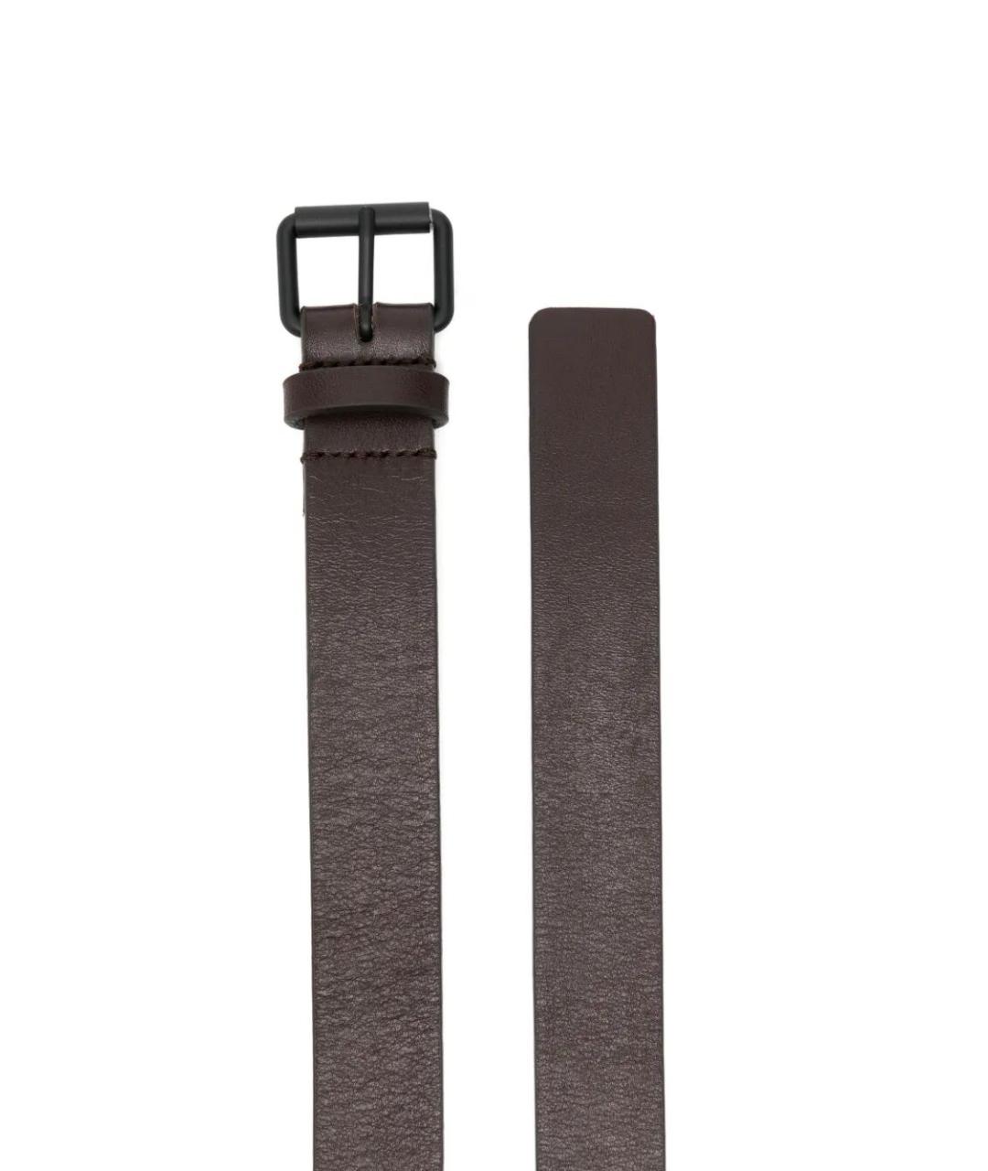 SOFIE D HOORE Коричневый кожаный ремень, фото 2