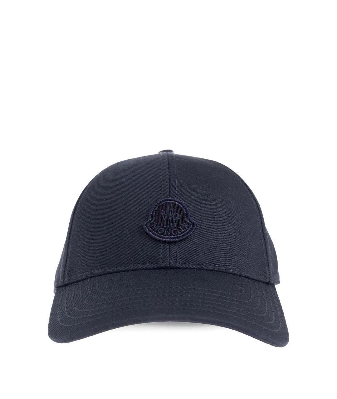 MONCLER Синяя хлопковая кепка, фото 1
