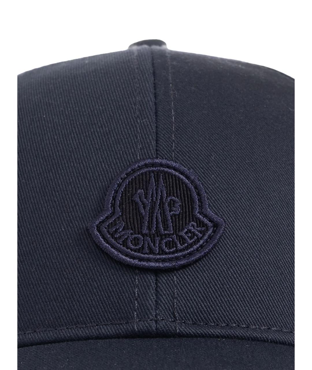 MONCLER Синяя хлопковая кепка, фото 2