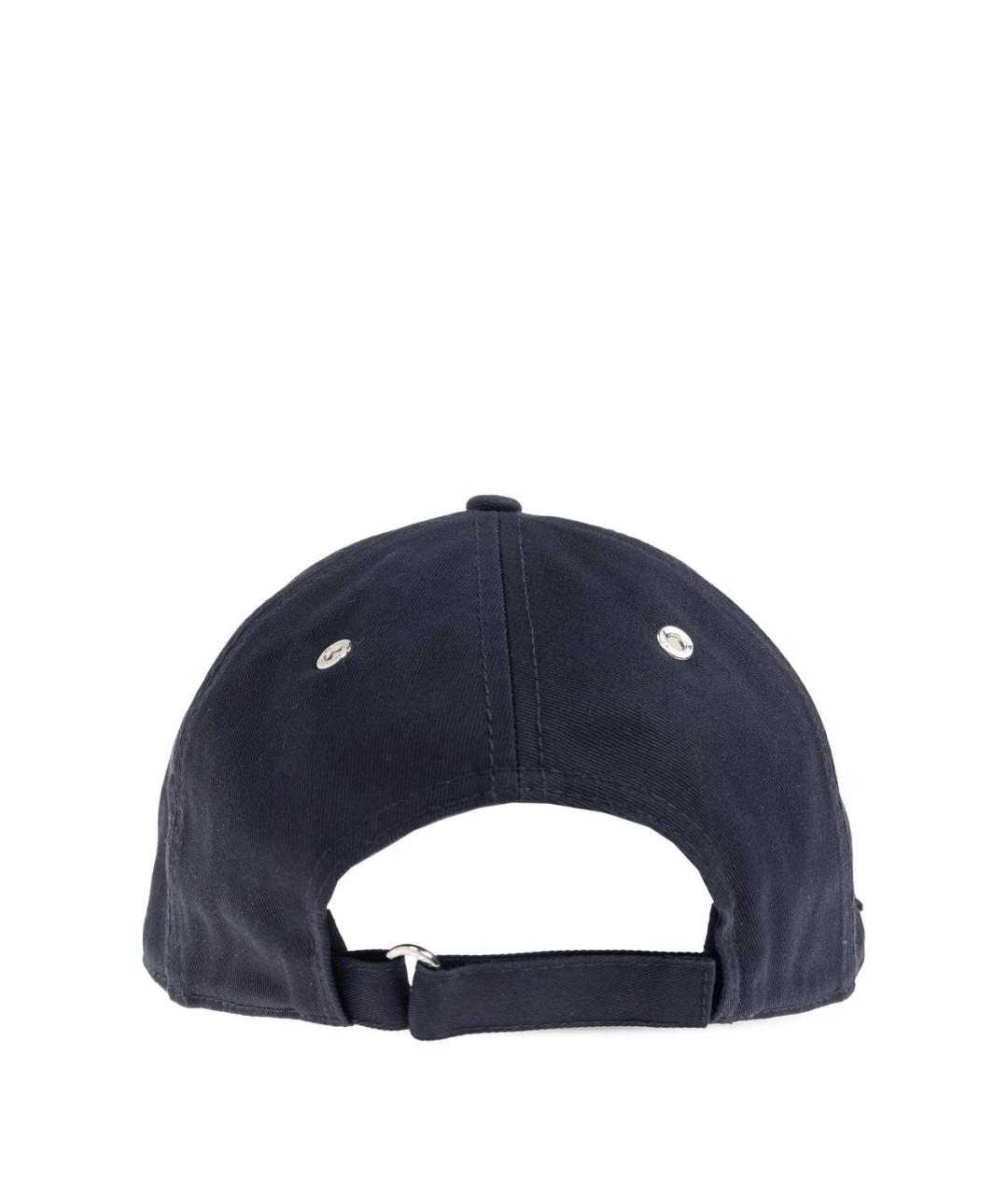 MONCLER Синяя хлопковая кепка, фото 3
