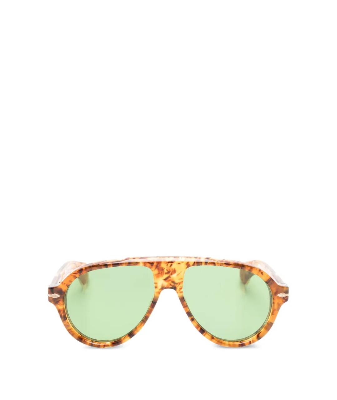 JACQUES MARIE MAGE Коричневые солнцезащитные очки, фото 2