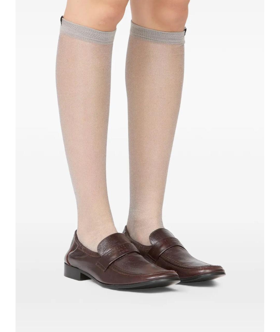 MM6 MAISON MARGIELA Серые носки, чулки и колготы, фото 3