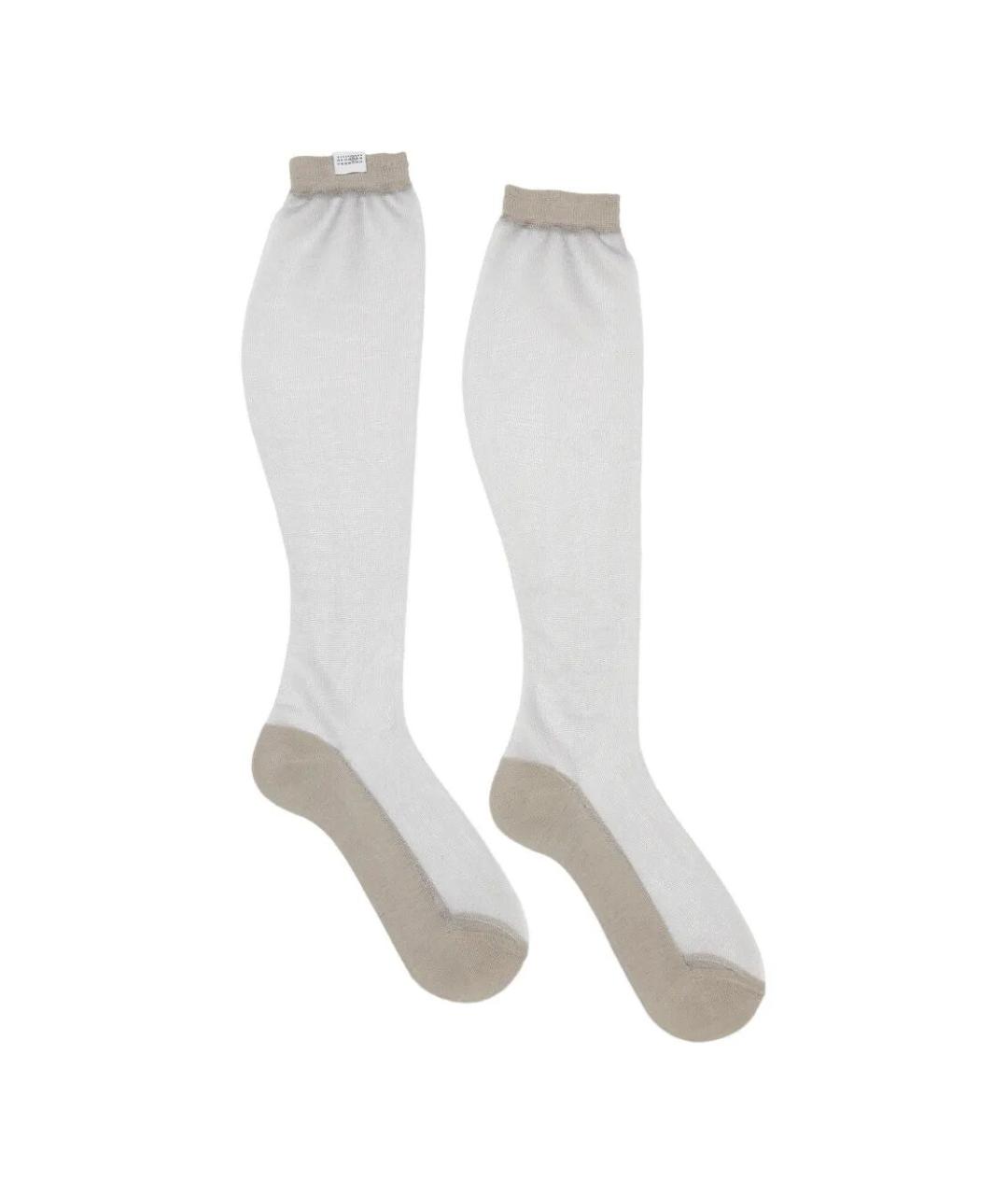 MM6 MAISON MARGIELA Серые носки, чулки и колготы, фото 1