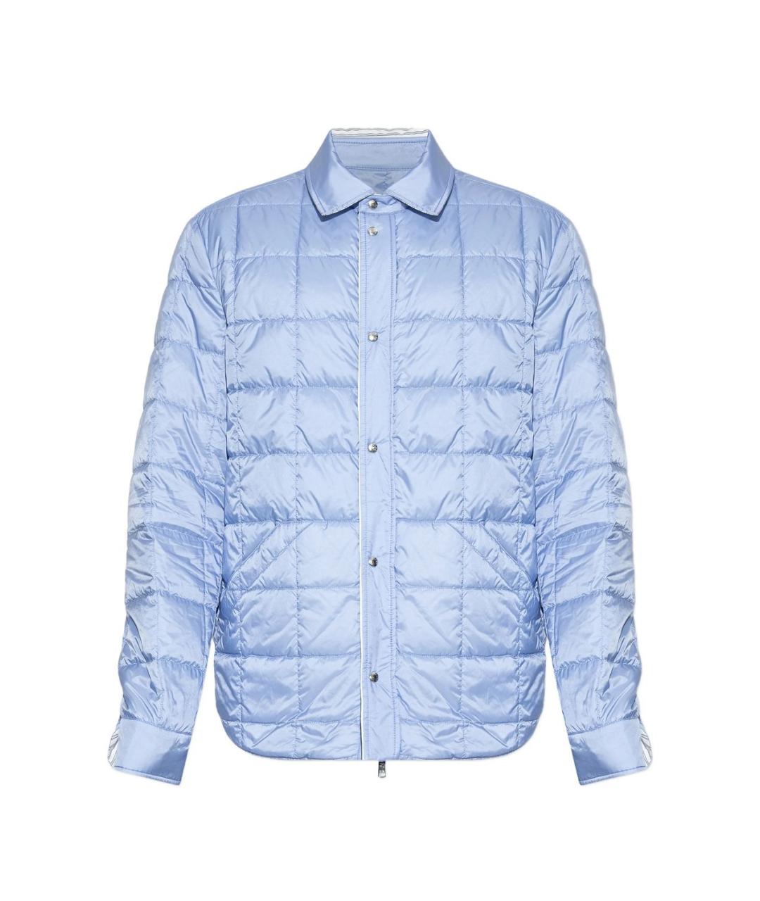 MONCLER Белая хлопковая куртка, фото 5