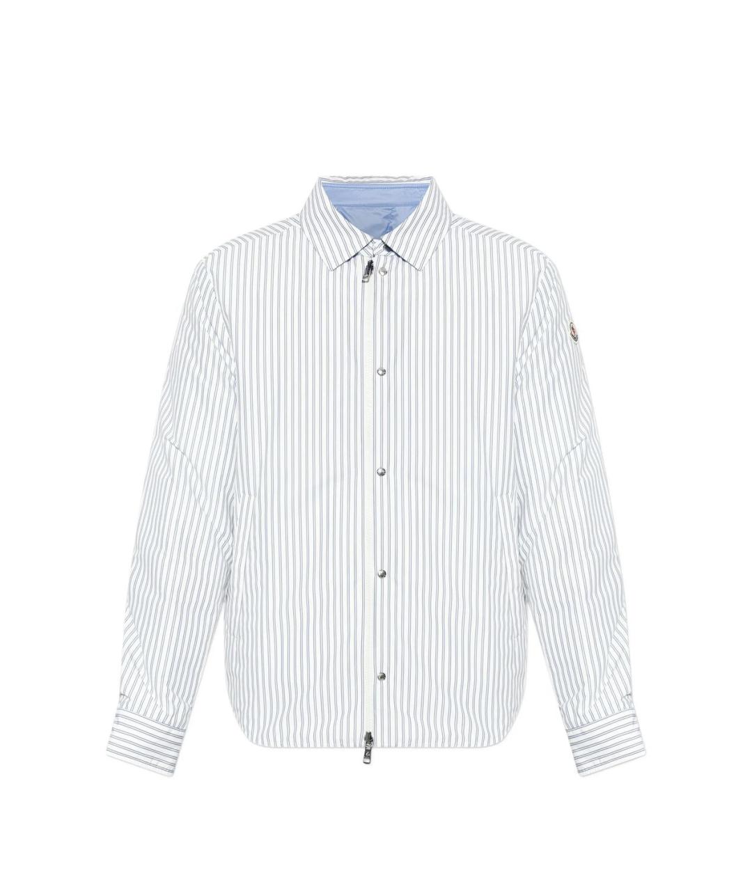 MONCLER Белая хлопковая куртка, фото 6