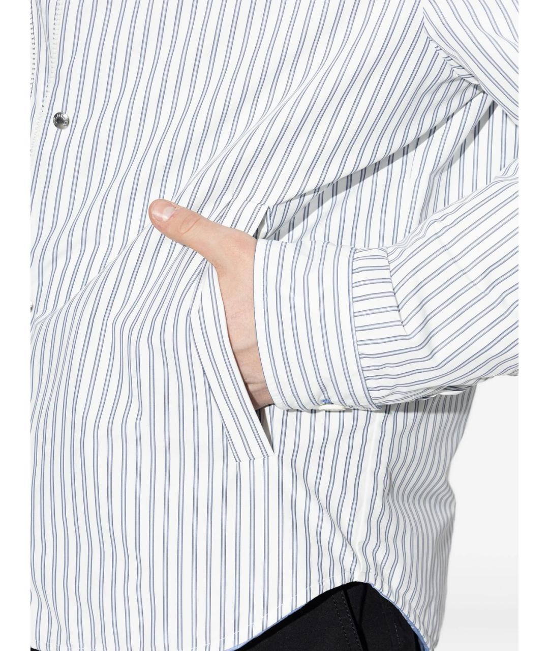 MONCLER Белая хлопковая куртка, фото 2