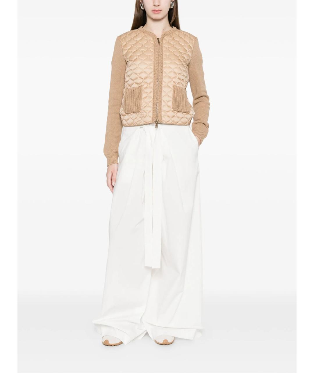 MONCLER Бежевая шерстяная куртка, фото 4