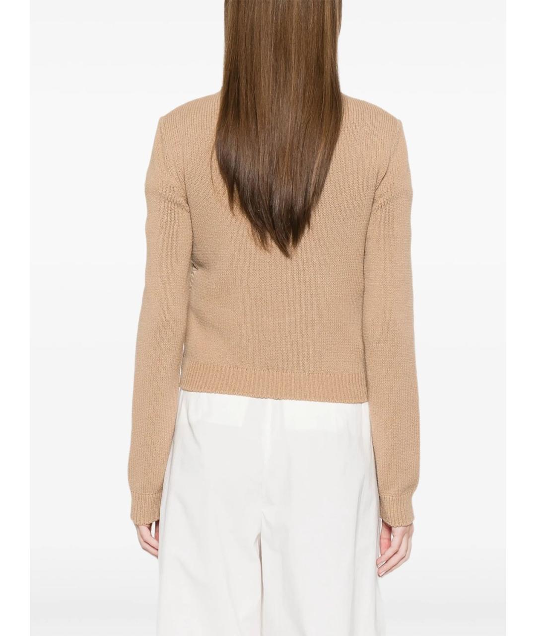 MONCLER Бежевая шерстяная куртка, фото 5