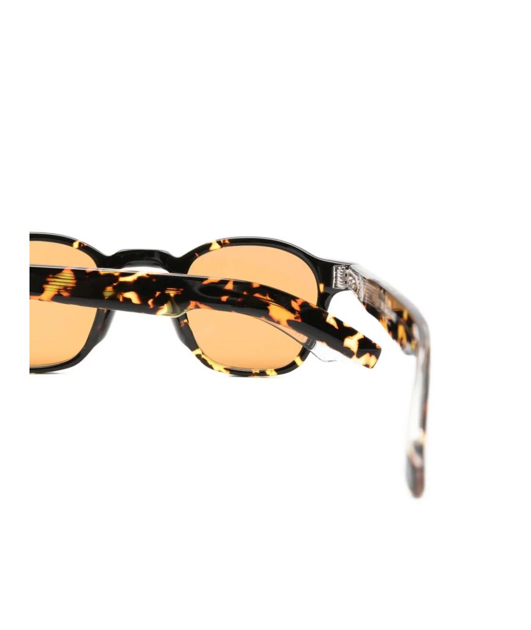 JACQUES MARIE MAGE Коричневые солнцезащитные очки, фото 3