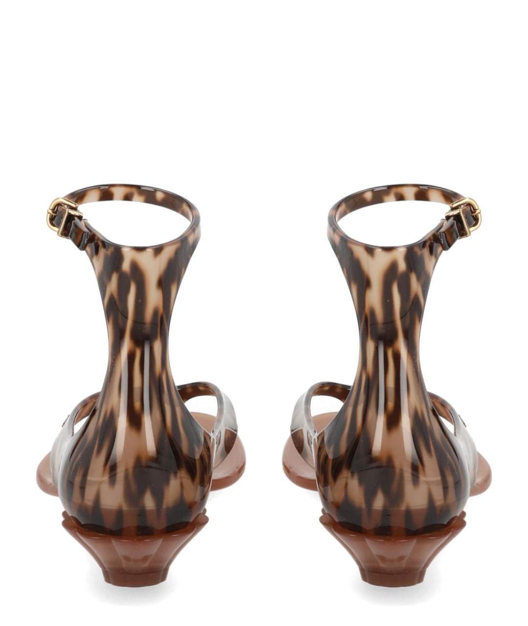 CHLOE Коричневые сандалии, фото 4