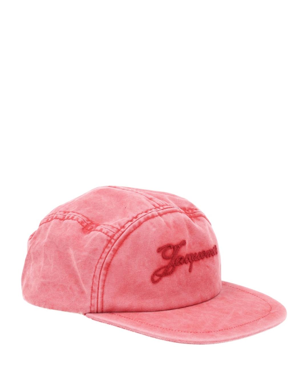 JACQUEMUS Красная хлопковая кепка, фото 3