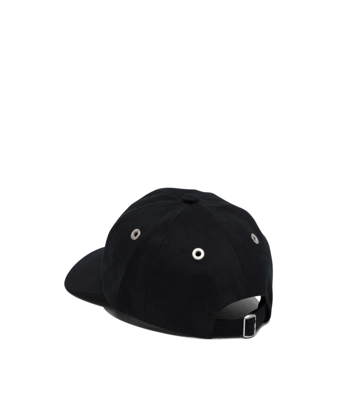 Ami Paris Черная хлопковая кепка/бейсболка, фото 3