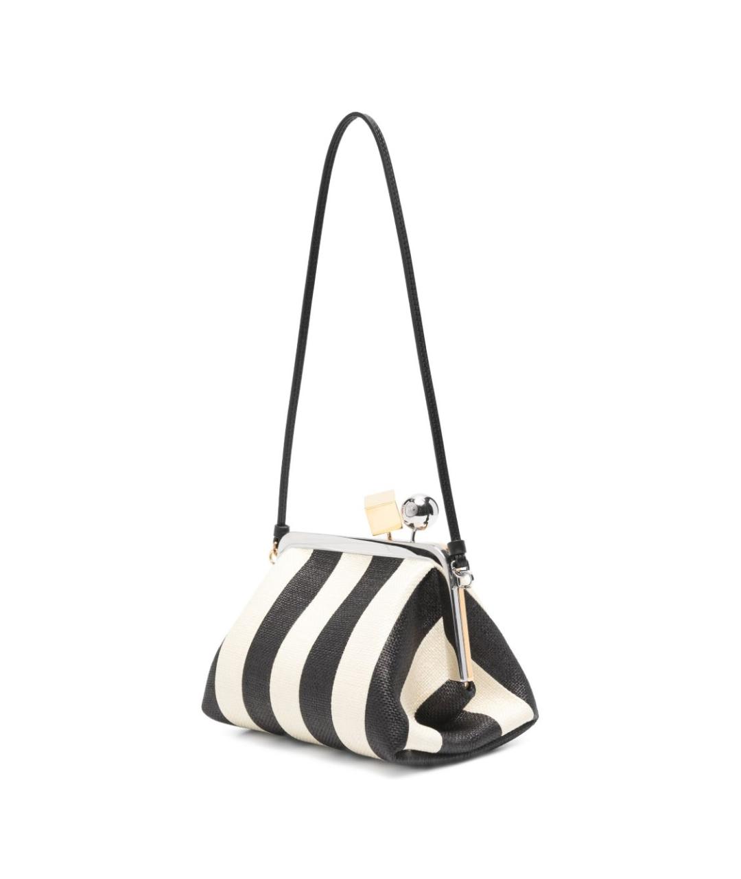 JACQUEMUS Бежевая хлопковая сумка через плечо, фото 4