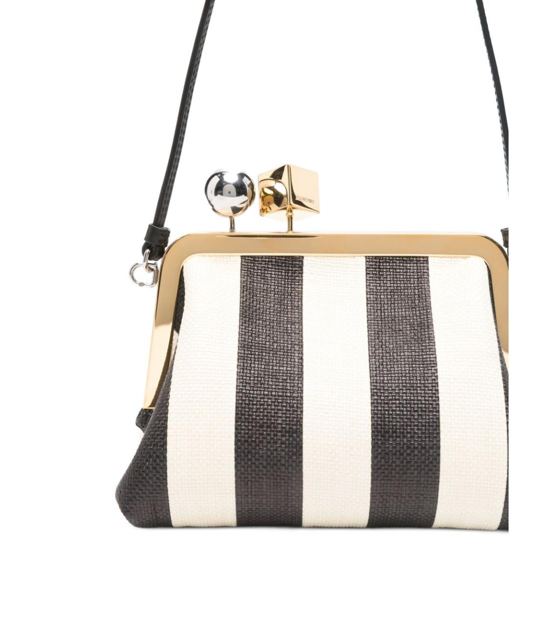 JACQUEMUS Бежевая хлопковая сумка через плечо, фото 5