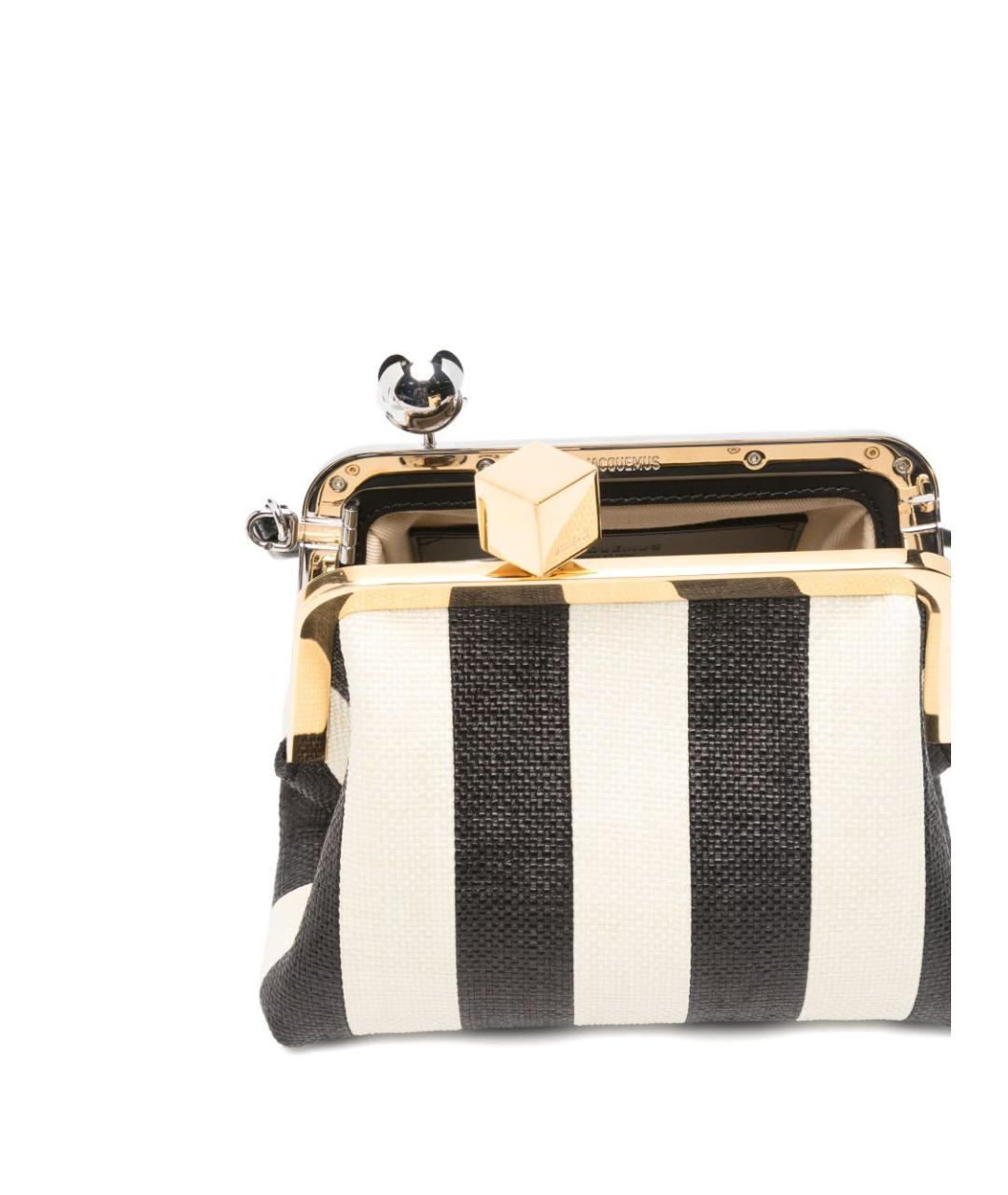 JACQUEMUS Бежевая хлопковая сумка через плечо, фото 2