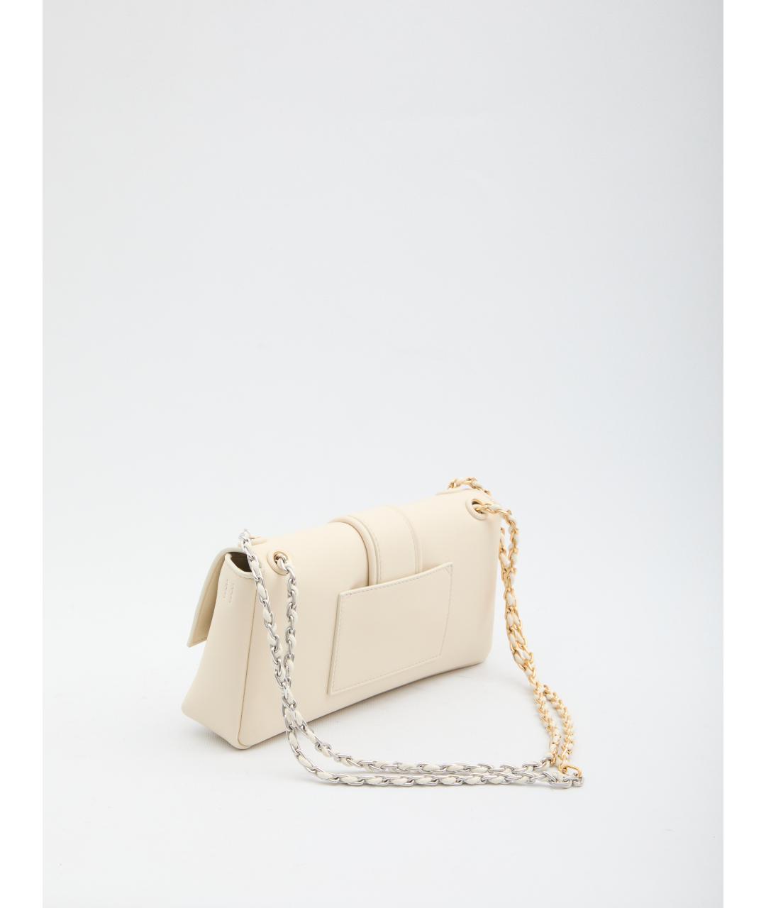 JACQUEMUS Бежевая хлопковая сумка через плечо, фото 2