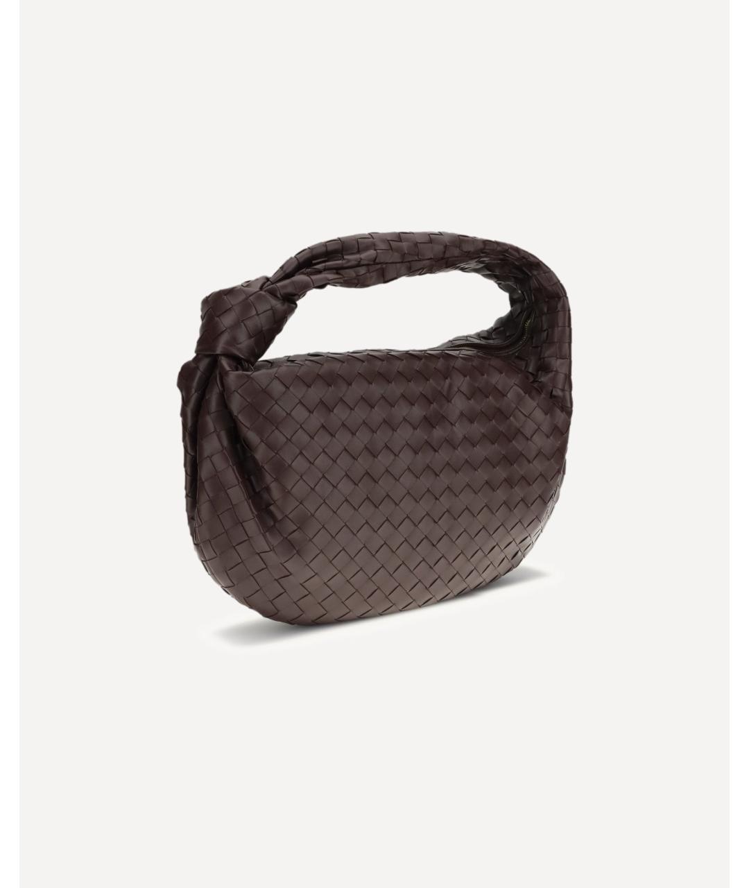 BOTTEGA VENETA Бордовая кожаная сумка через плечо, фото 2