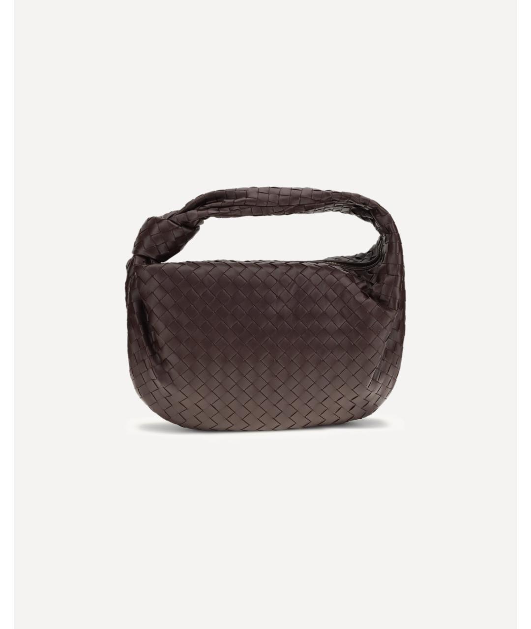 BOTTEGA VENETA Бордовая кожаная сумка через плечо, фото 5