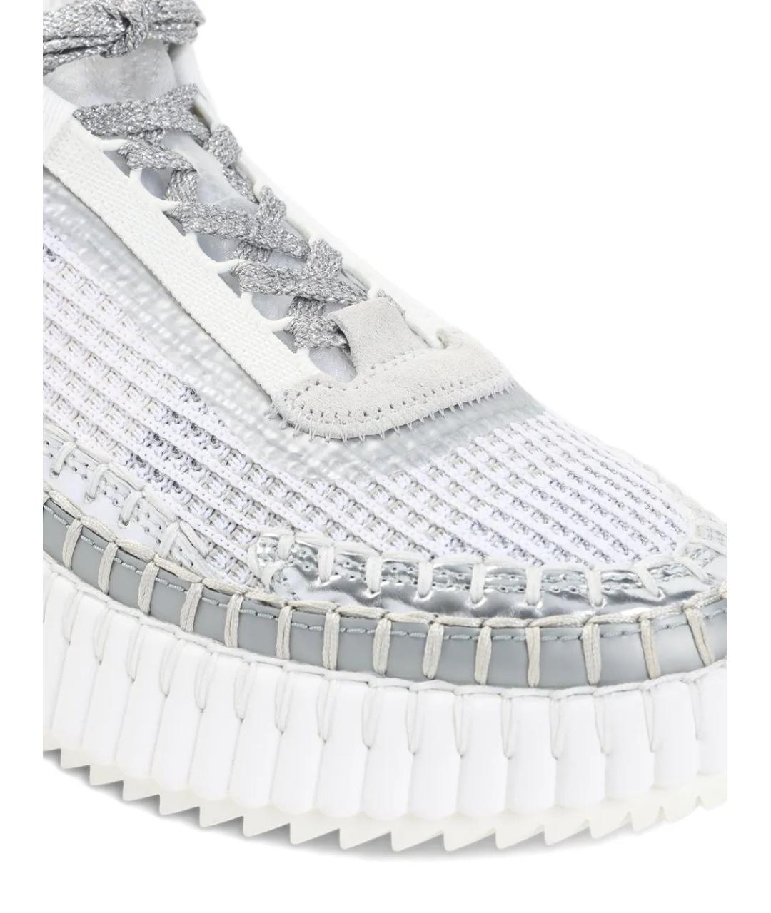 CHLOE Серые синтетические кроссовки, фото 4