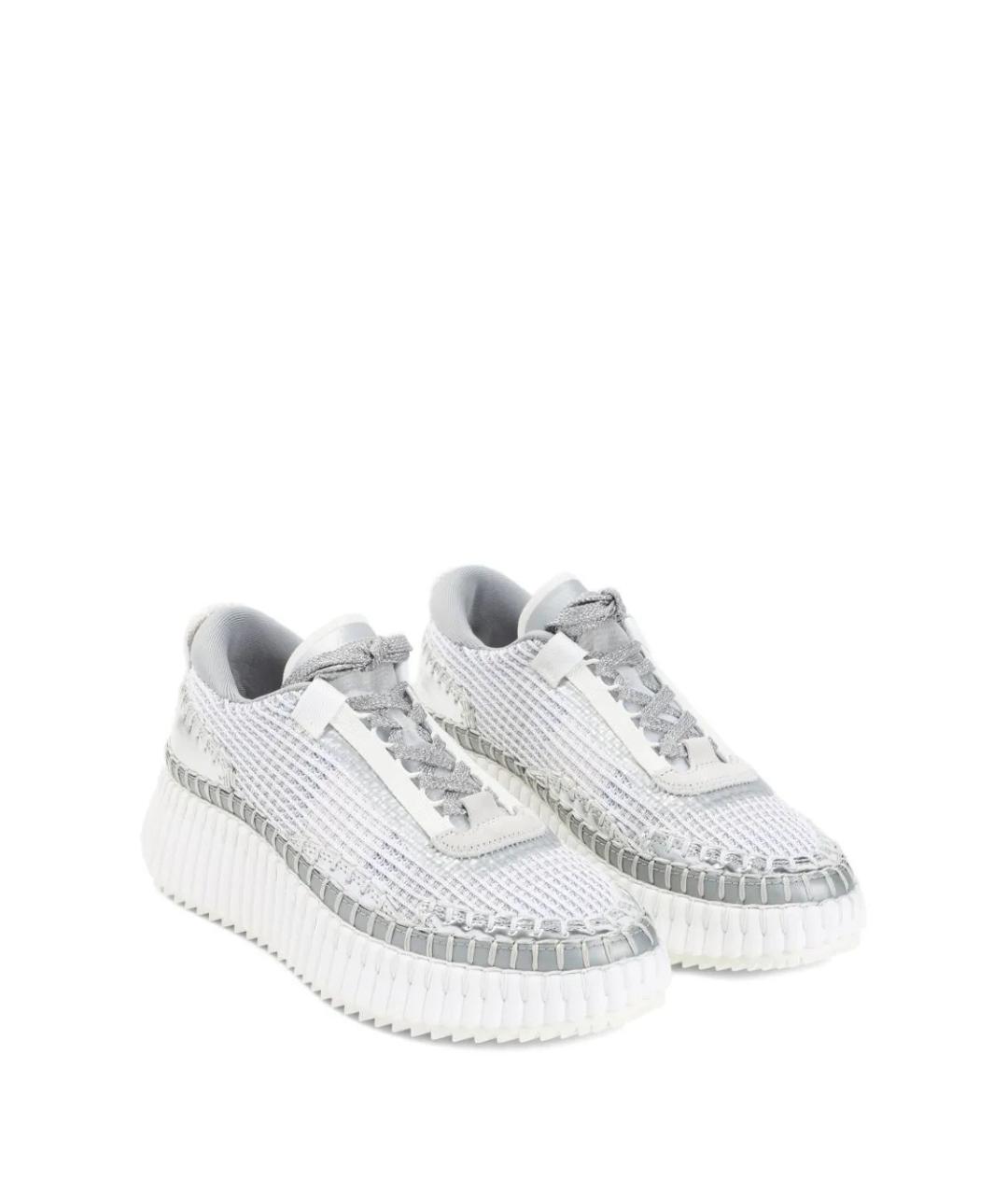 CHLOE Серые синтетические кроссовки, фото 2