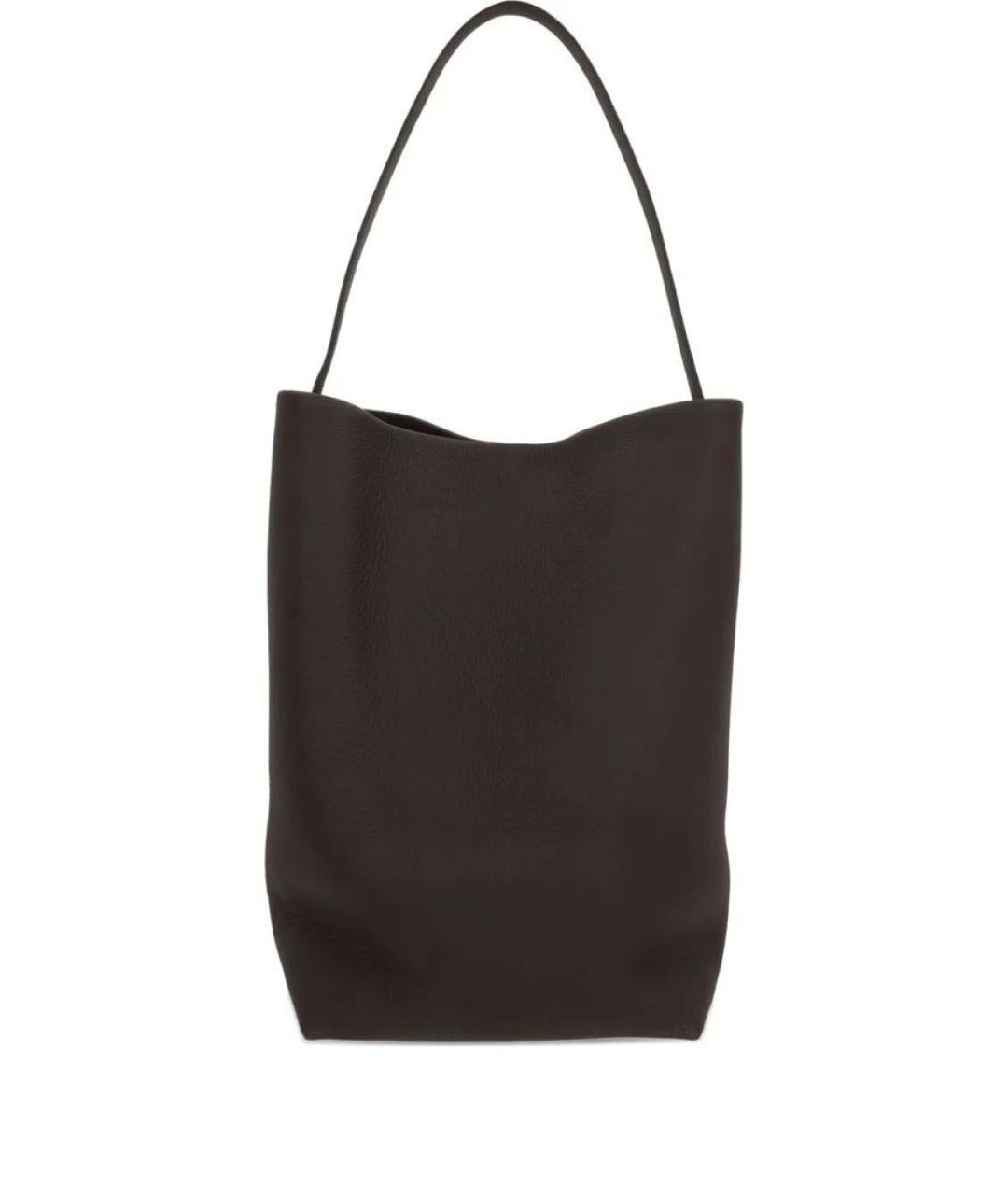 THE ROW Коричневая кожаная сумка тоут, фото 2