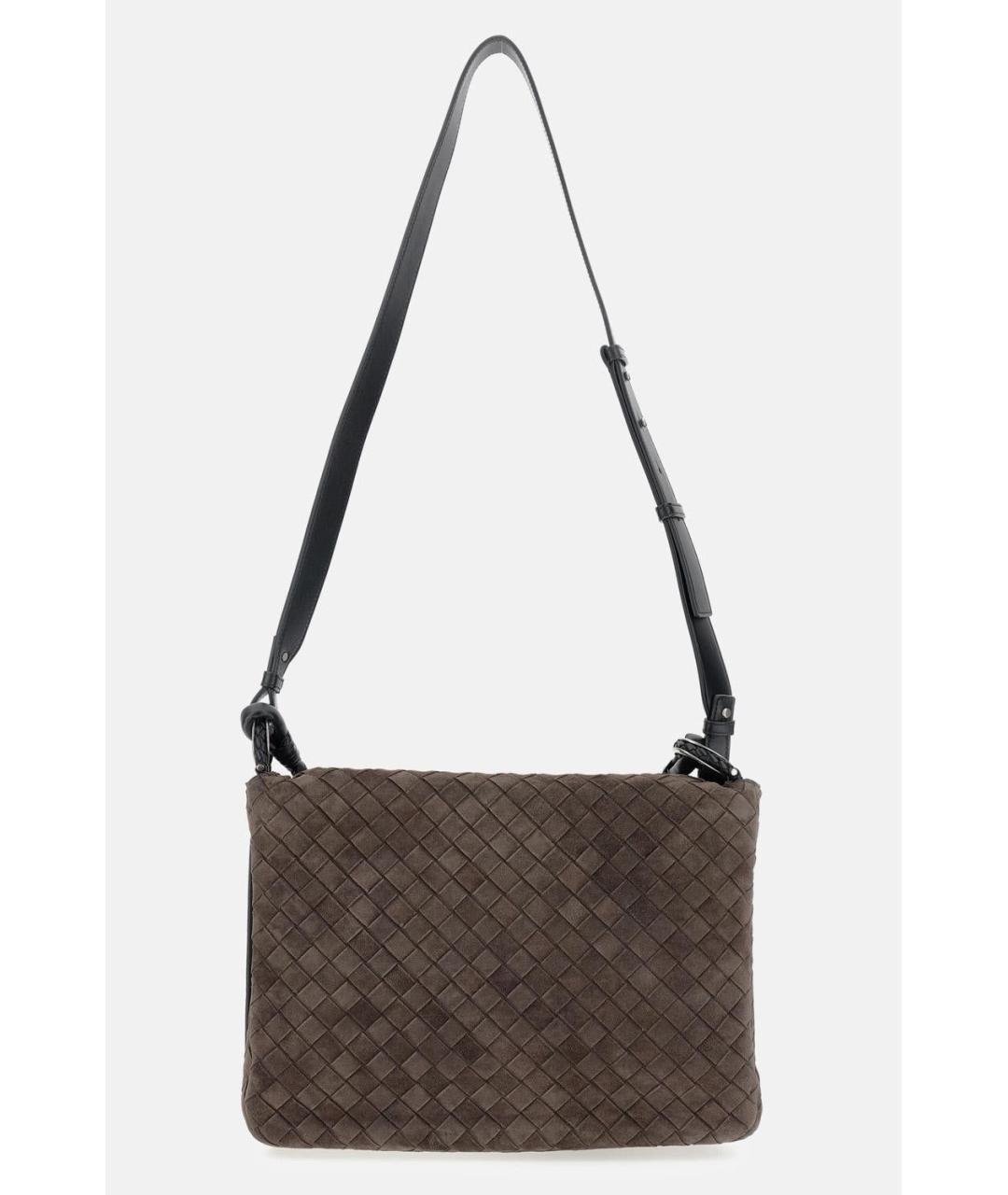 BOTTEGA VENETA Замшевая сумка на плечо, фото 3
