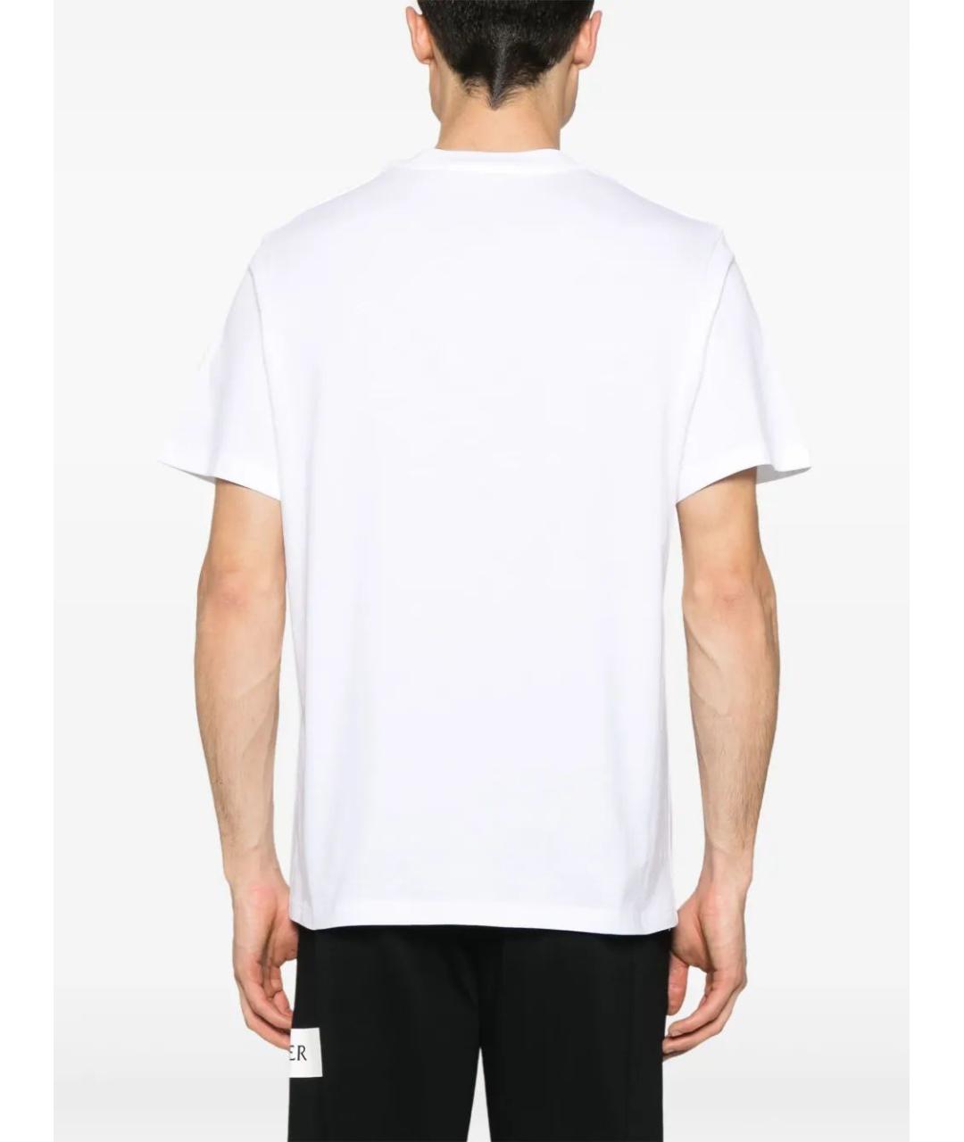 MONCLER Белая хлопковая футболка, фото 3