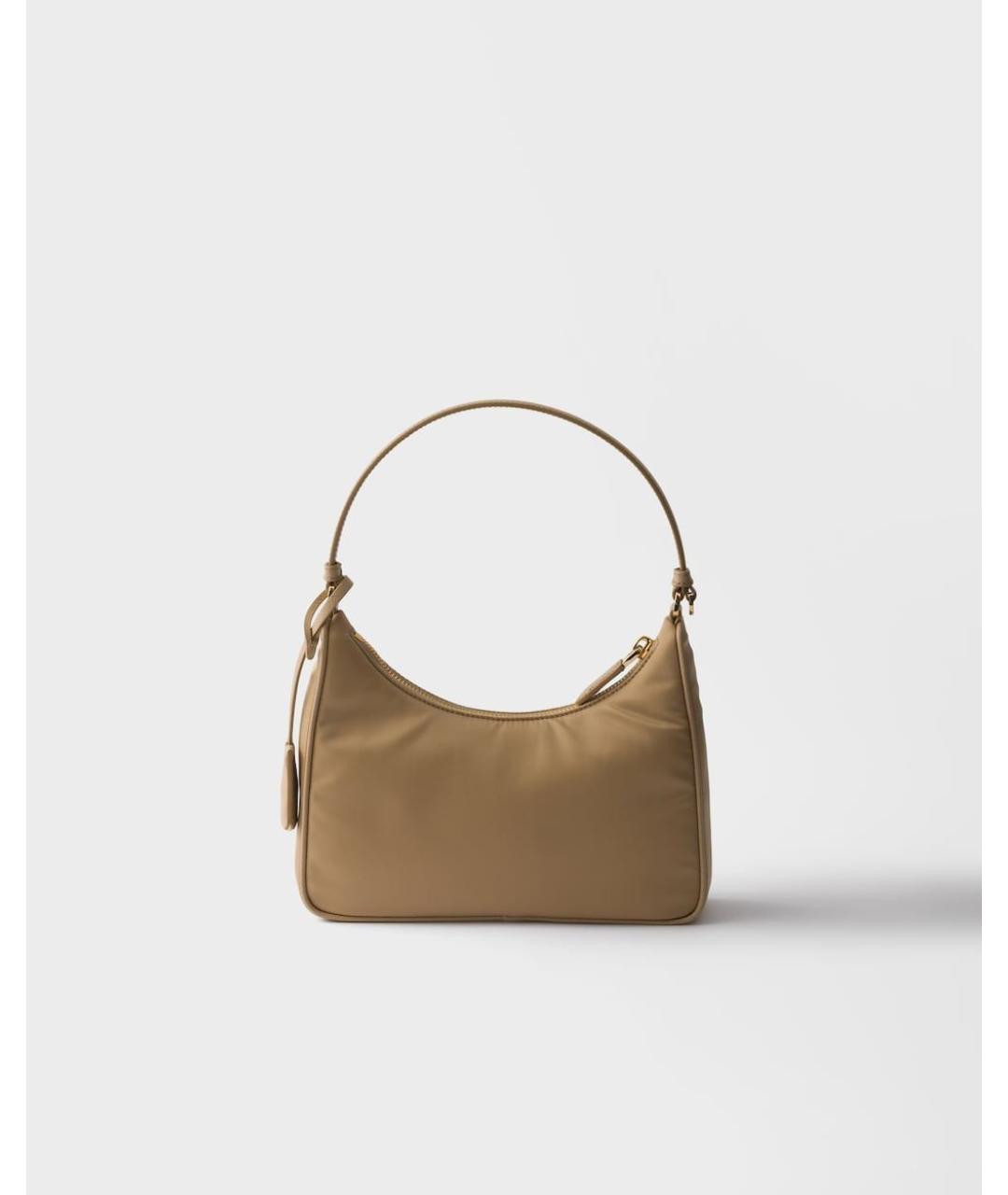 PRADA Бежевая сумка с короткими ручками, фото 3