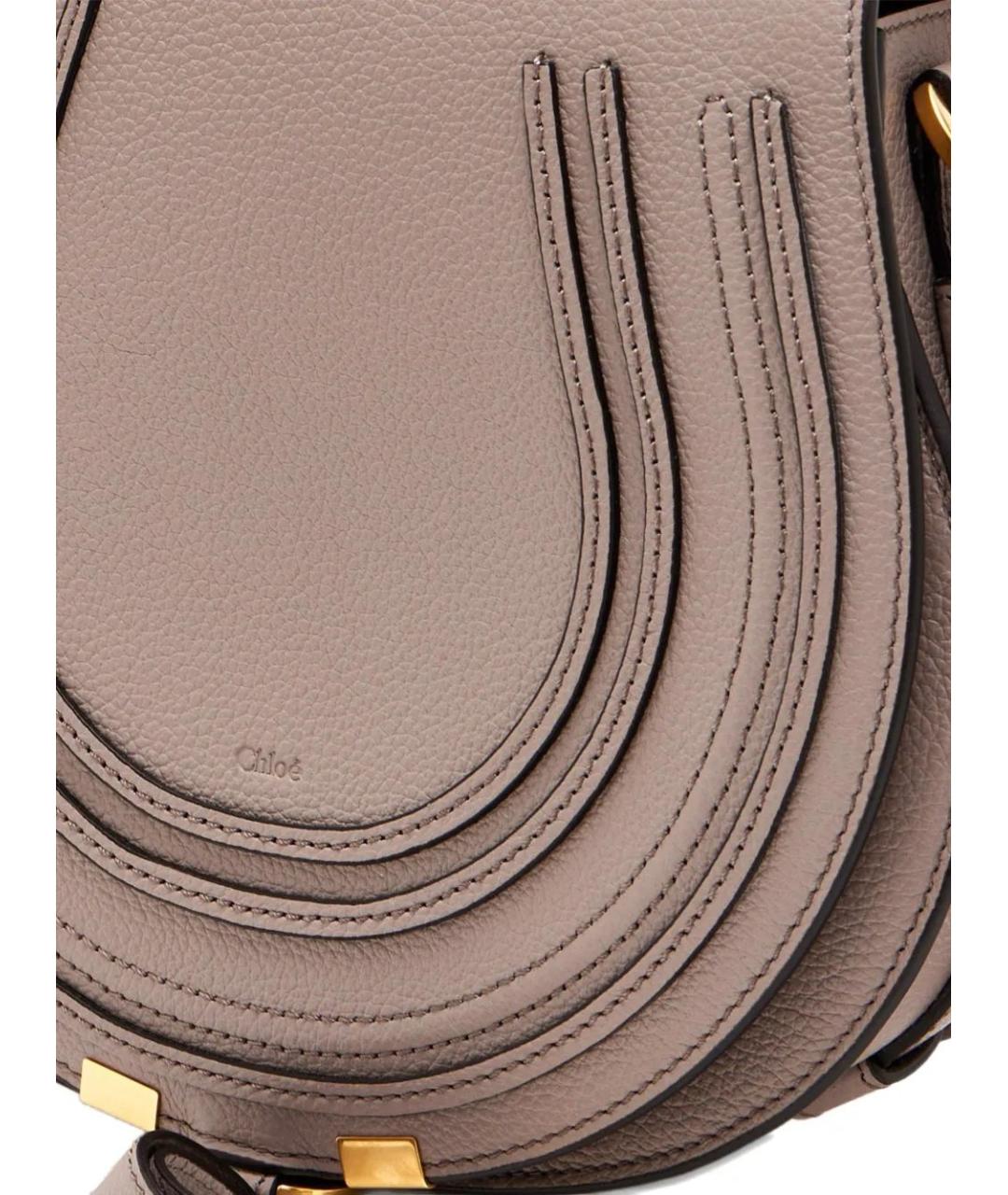 CHLOE Фиолетовая кожаная сумка через плечо, фото 3