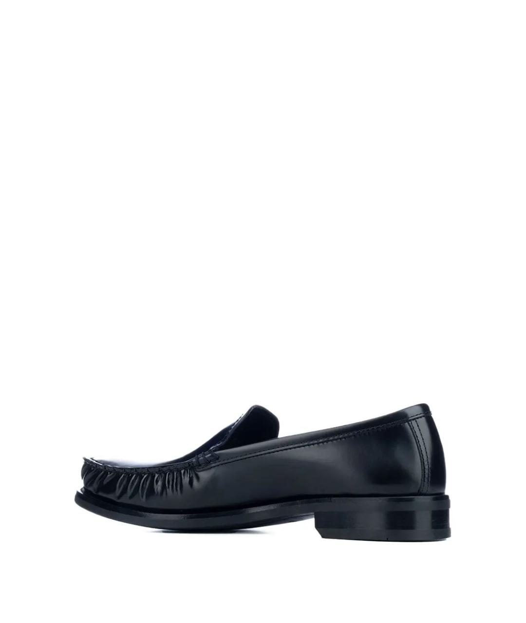 PRADA Черные кожаные лоферы, фото 3