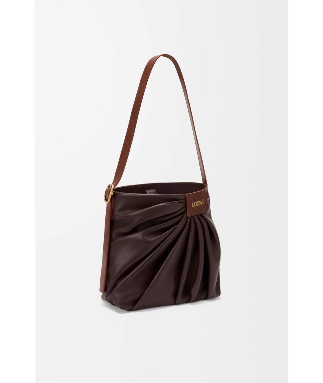 LOEWE Коричневая кожаная сумка тоут, фото 2