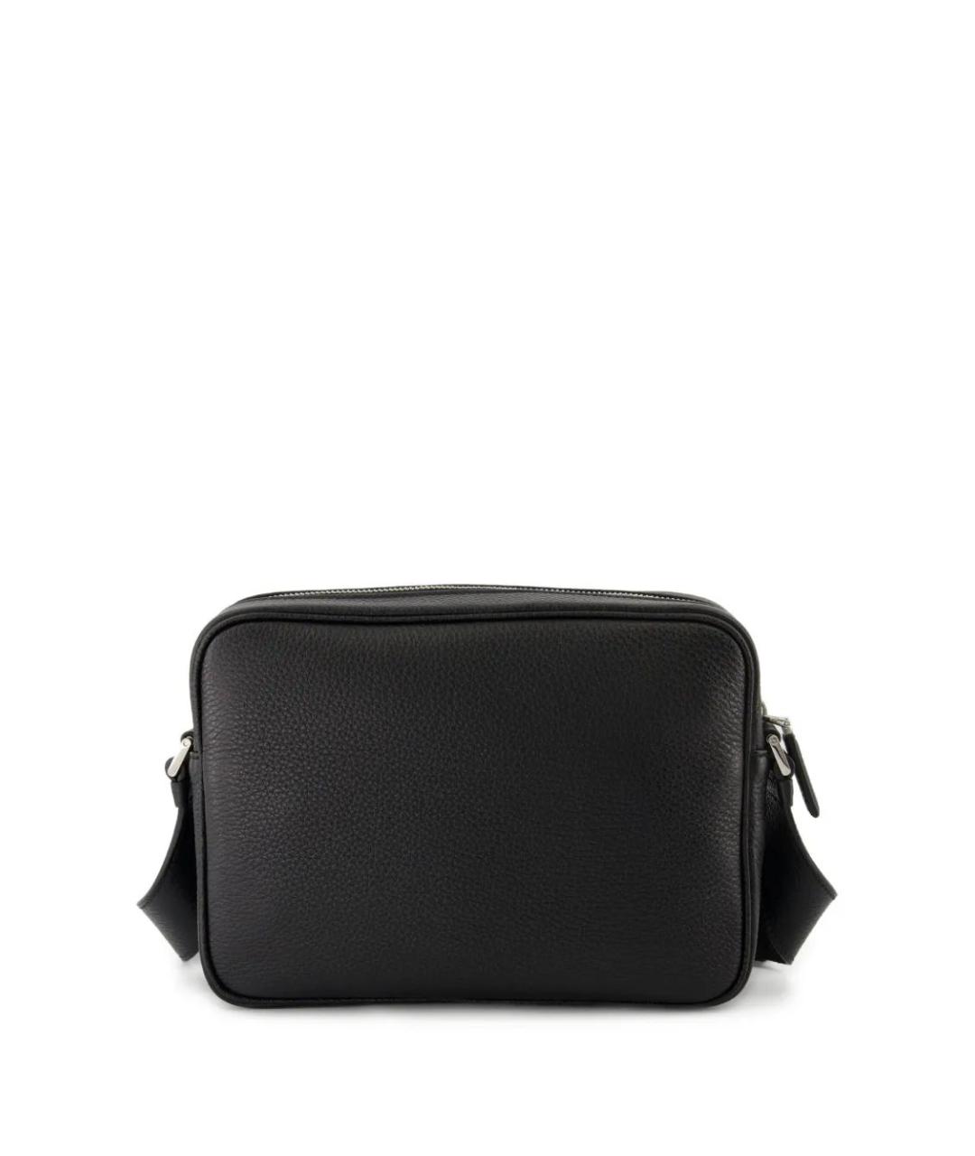 PRADA Черная кожаная сумка на плечо, фото 2