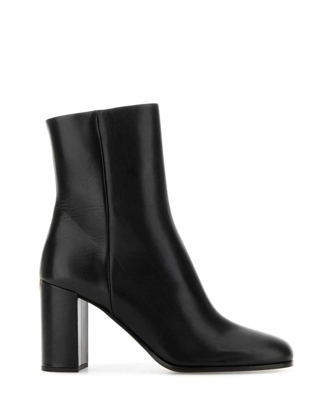 PRADA Черные кожаные ботильоны, фото 1