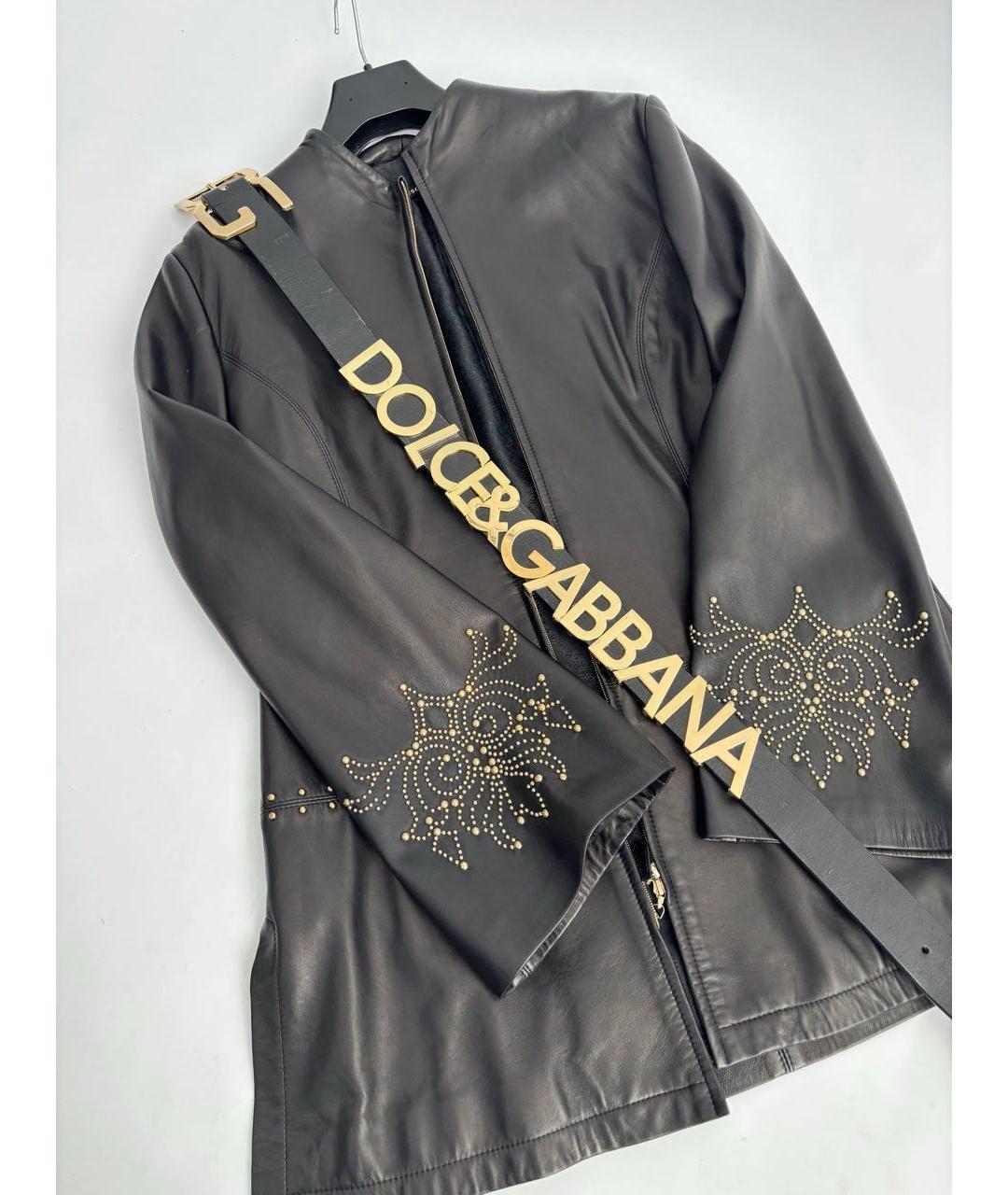 ESCADA Черная кожаная куртка, фото 5