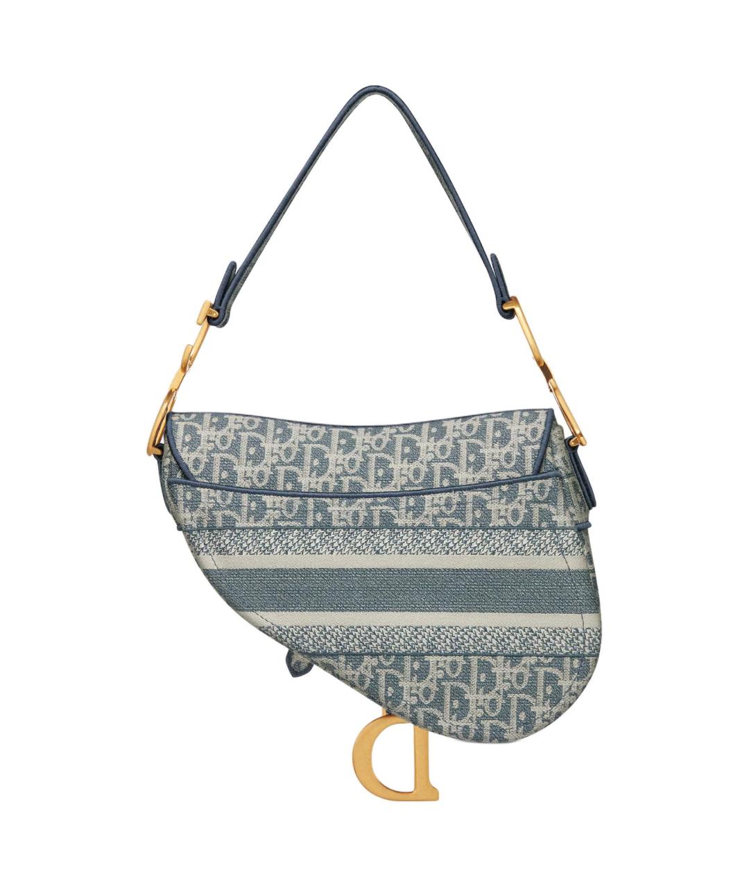 CHRISTIAN DIOR Голубая сумка через плечо, фото 3