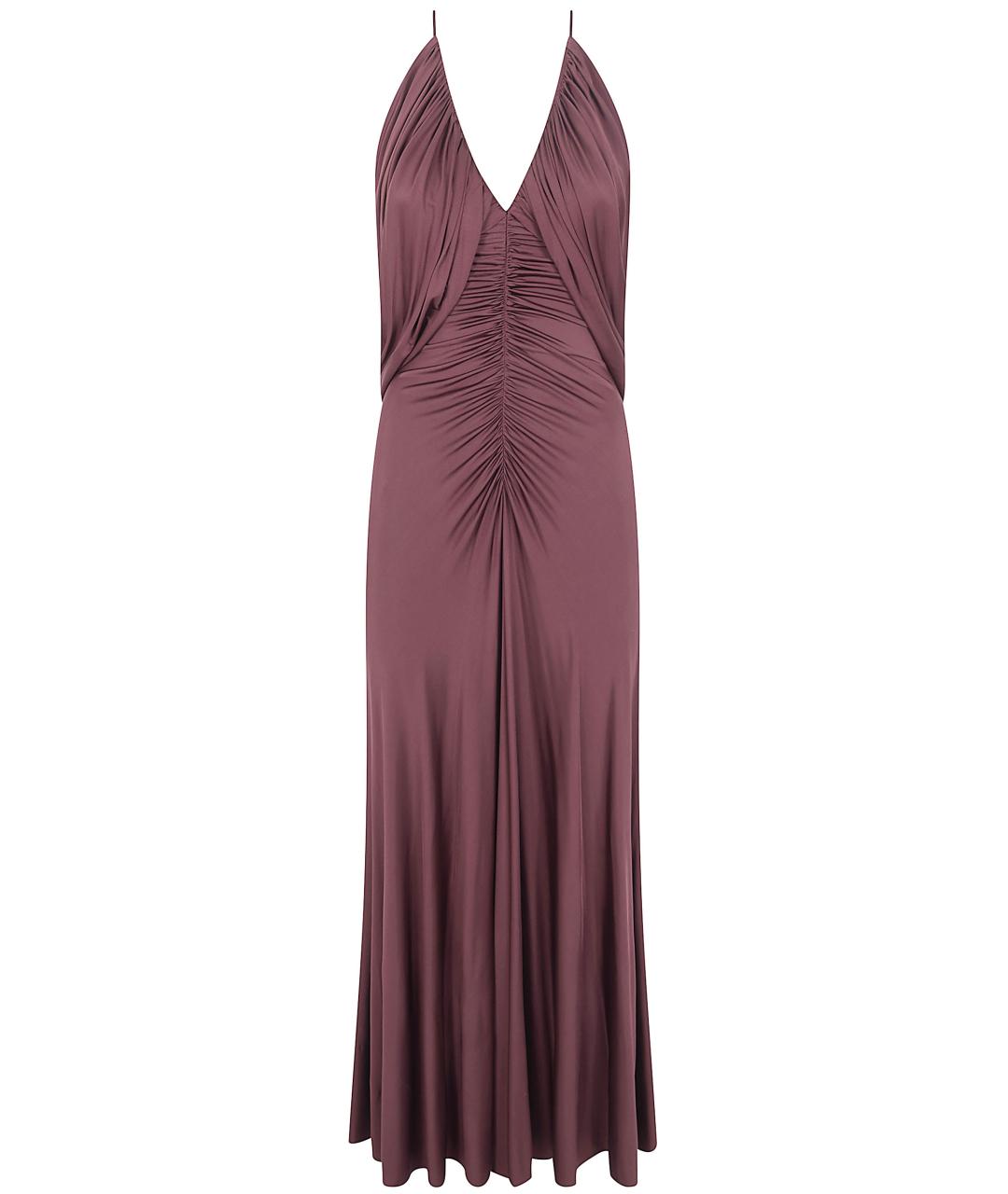 SELF-PORTRAIT Коричневое вискозное коктейльное платье, фото 1