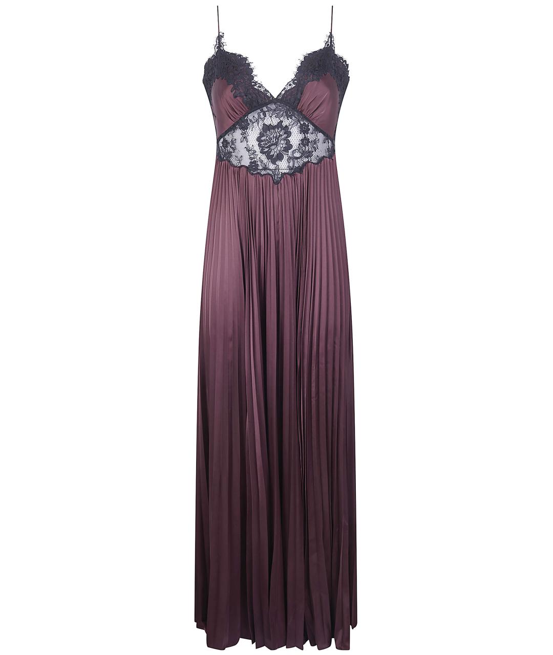 SELF-PORTRAIT Коричневое полиэстеровое вечернее платье, фото 1