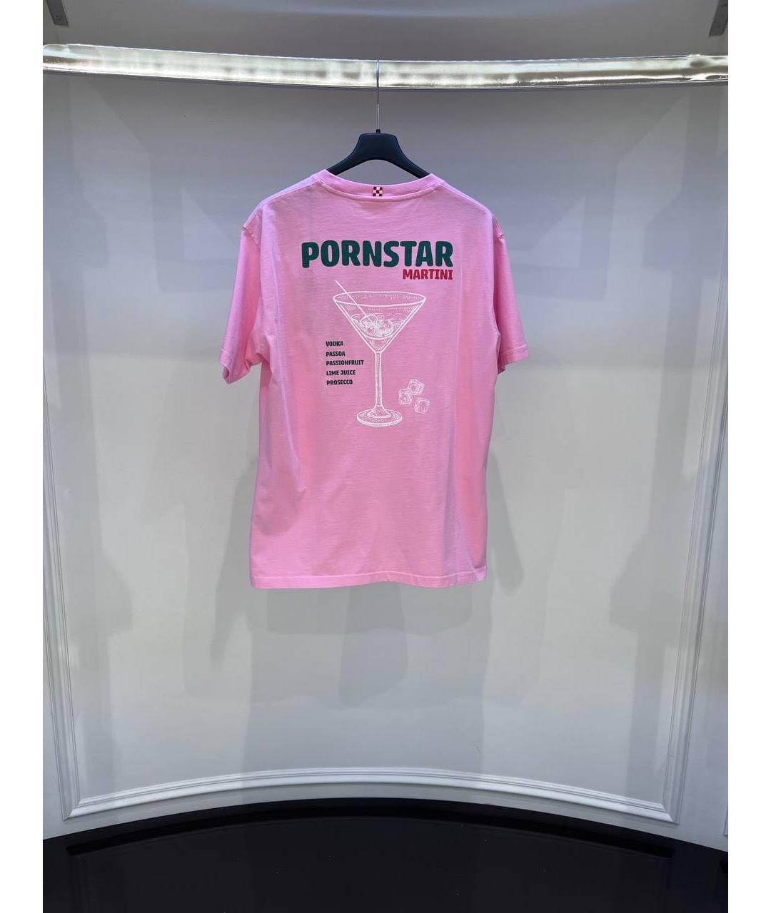 MC2 SAINT BARTH Розовая хлопковая футболка, фото 3