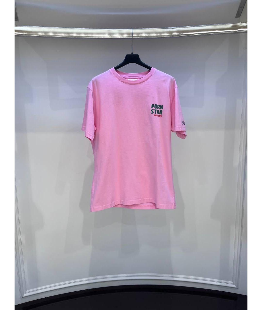 MC2 SAINT BARTH Розовая хлопковая футболка, фото 2