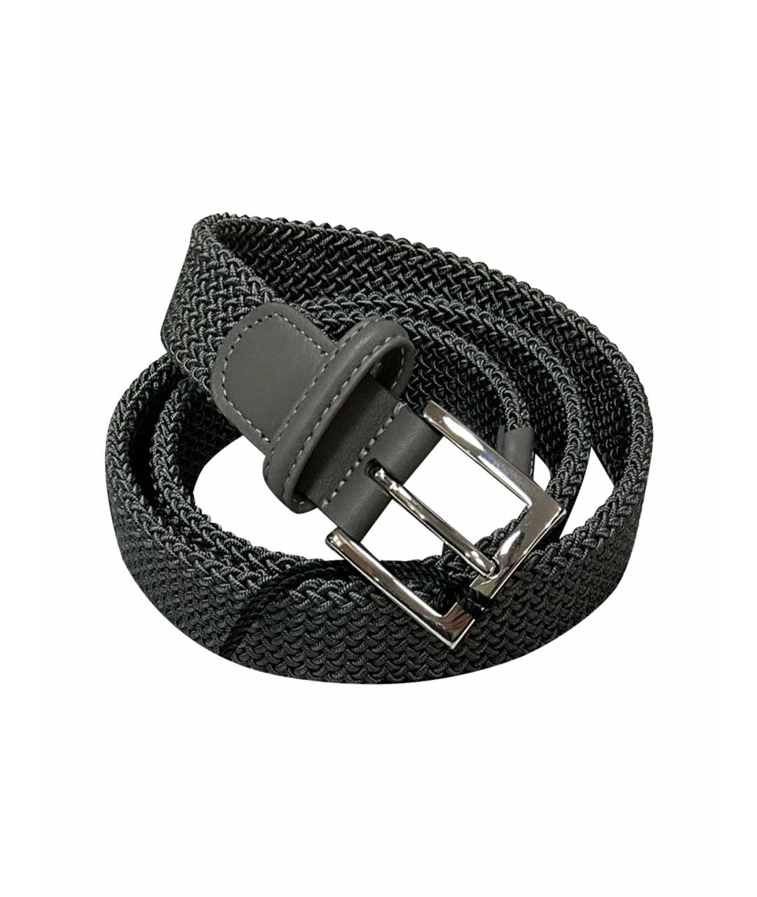 KITON Серый кожаный ремень, фото 1