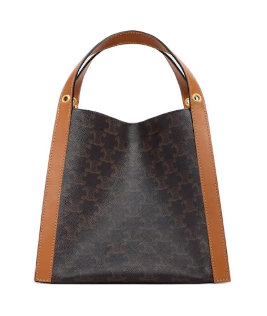 CELINE Коричневая сумка через плечо, фото 2