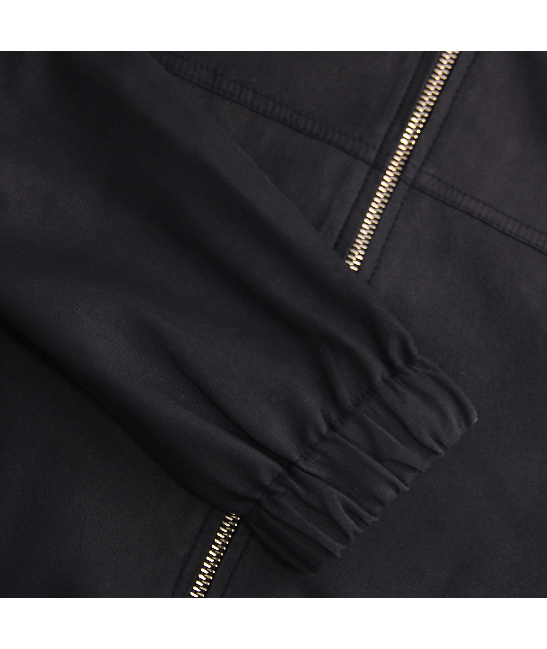 PESERICO Темно-синяя кожаная куртка, фото 4